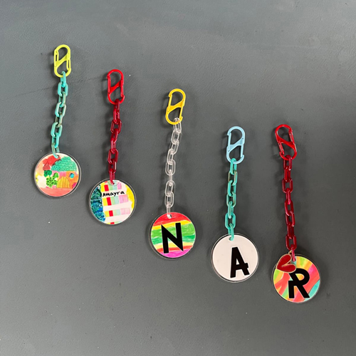 Art keychains