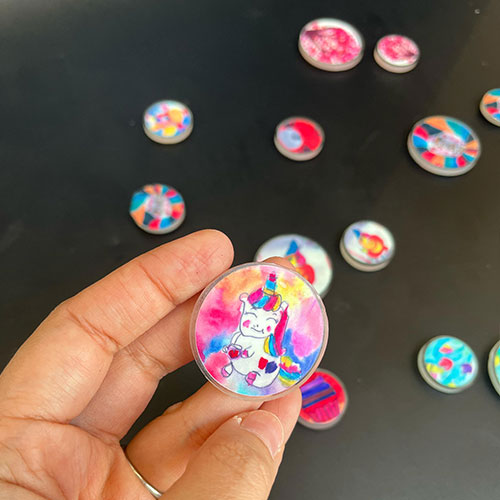 Acrylic Art Magnets